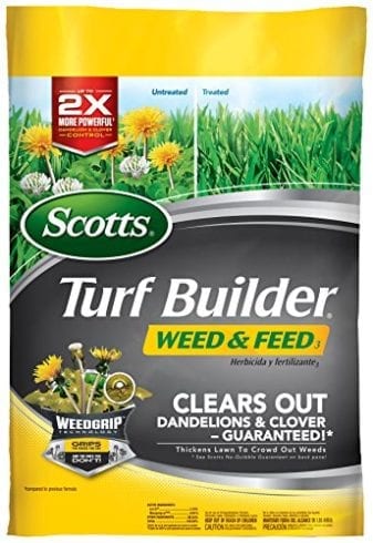 Scotts草皮建筑商杂草和饲料肥料