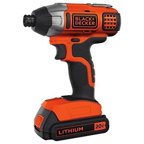 黑色+Decker BDCI20C冲击驱动器套件