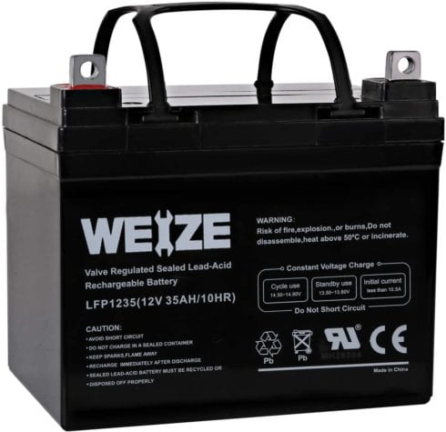 WEIZE 12V 35 AH可充电电池