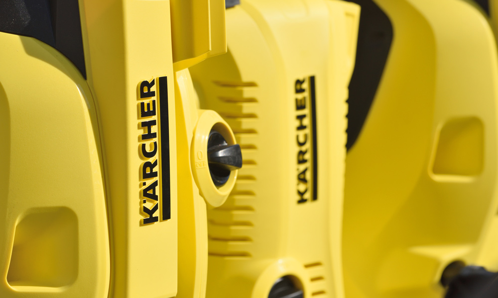 黄色Karcher高压清洗机
